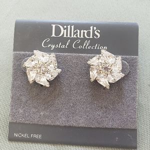 Crystal Flower Earrings